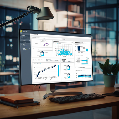 Power BI in a monitor
