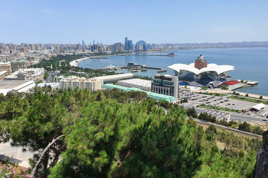 Panoramic view of Baku, Azerbaijan