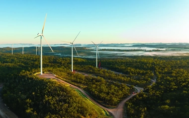 Kaban Wind Farm early morning