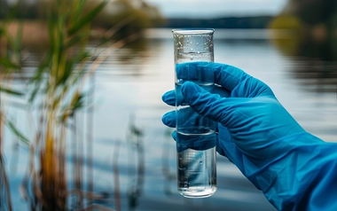 Water sample for PFAS testing