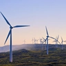 wind turbines in a wind farm