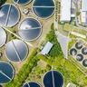 Aerial View Of Water Treatment