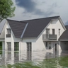 flooded house