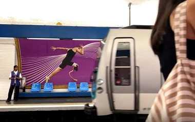 Paris-Metro-during-Olympics-with-train