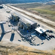 New Lexington aerial view