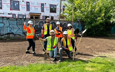 GHD personnel in a volunteering event