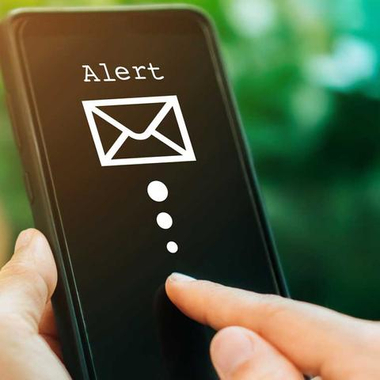 peringatan penipuan di ponsel