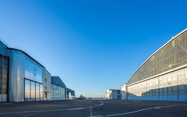 Airport hanger