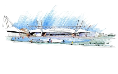 Sketch of Motorway view