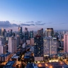 Aerial view of Manila