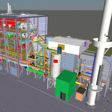 Modèle 3D de collecte et de distribution de l’eau