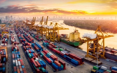 Maritime industry port infrastructure shipping containers logistics