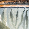 Open cut mining tailings dam 