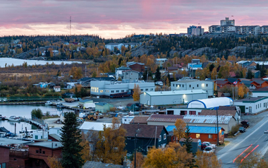 Panoramic View of Yellow Knife, Canada