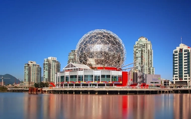 Panoramic view of Science World