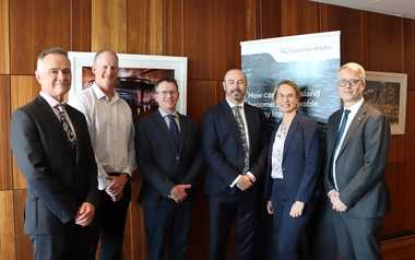 GHD and QLD Hydro at signing event