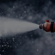 Firefighting foam with tint