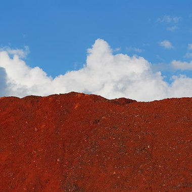 red clay soil
