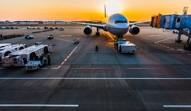 Plane at airport