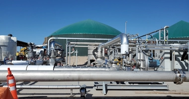 Biogas pipes