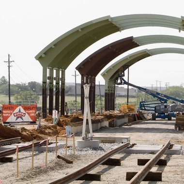 Belt Line Station Construction for DART Orange Line