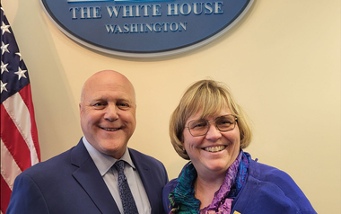 Mariah Lehman during the White House Climate Resilience Summit