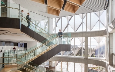 employees at the Barwon Water headquarters