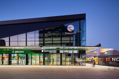 design d’architecture intérieure de la gare de Transperth 