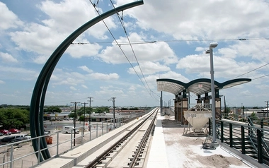 DART Light Rail Station Under Construction