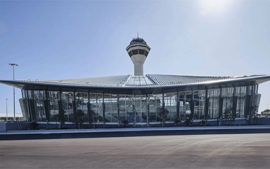 Ciel bleu au-dessus de l’aéroport de Perth Australie-Occidentale