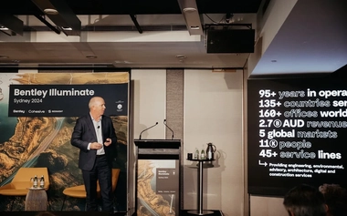 Paul Murphy, GHD's CIO during Illuminate event