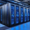 Server room in data center