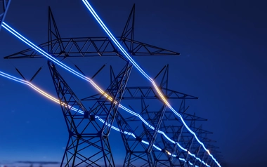 high-voltage power lines