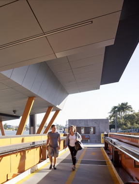 Brisbane New Farm Park Ferry Terminal Portrait