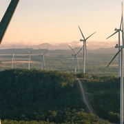 Kaban Wind Farm 2024 Turbines up close