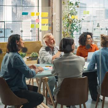 People in a meeting room
