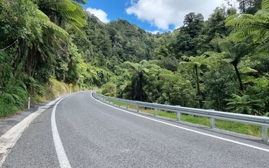 Scenic winding road