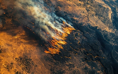 wildfire view from the top