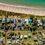 New Zealand houses - beach front