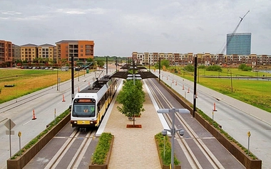 DART Orange Line Light Rail Station Texas