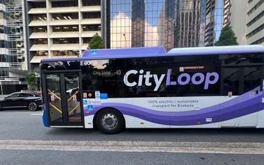 Brisbane cityloop bus