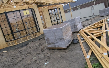 New house under construction