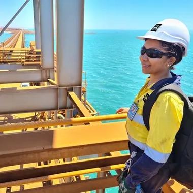 GHD female marine engineer