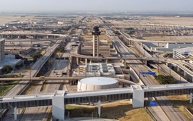 DFW Airport Landside Transportation Network and Central Terminal Area