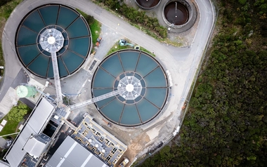 Te Marua - Birds Eye view of Treatment Plant