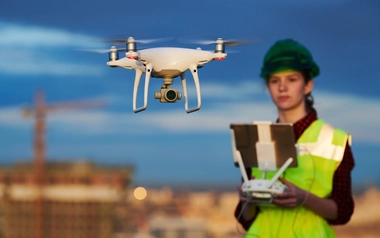 drone operated by specialist