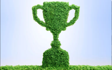 green environmental trophy