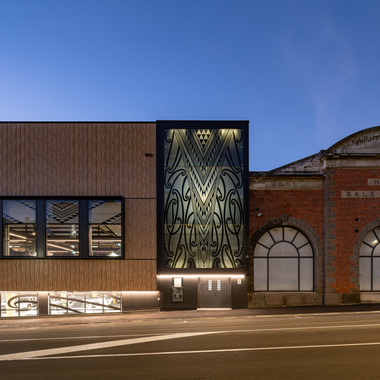 Exterior view of the Aonui workplace in Dunedin