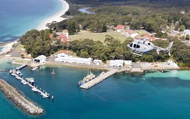 Helicopter - Remediation at the Jervis Bay Navy base