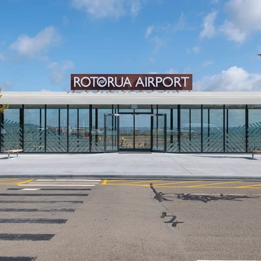 GHD Design - Rotorua Airport entry